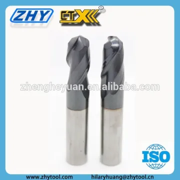 high speed precision wooden engraving ball nose taper milling cutter