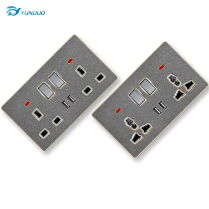 SKD Switches Electrical Plug Socket - 220V 12V 5 Pin Luxury Smart Switch CE Certified 3 Gang Sonoff