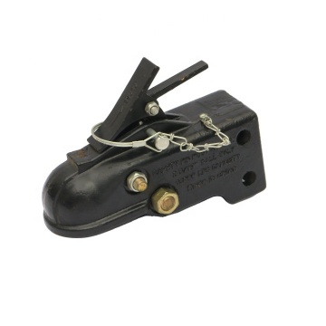 Adjustable Boat Trailer Coupler 15000lbs - Ball Size 2-5/16\" Straight Tongue Hitch with Lock