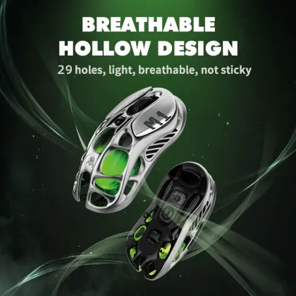 Wireless Metal Hollow Mechanical Keyboard and Mouse Set for E-Sports Games