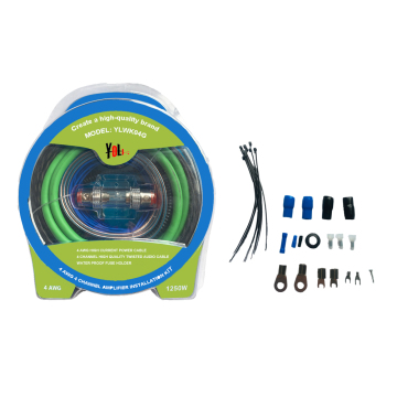 4 Gauge Complete Wiring Kit 1250W سلك ومجموعات لمكبر الصوت