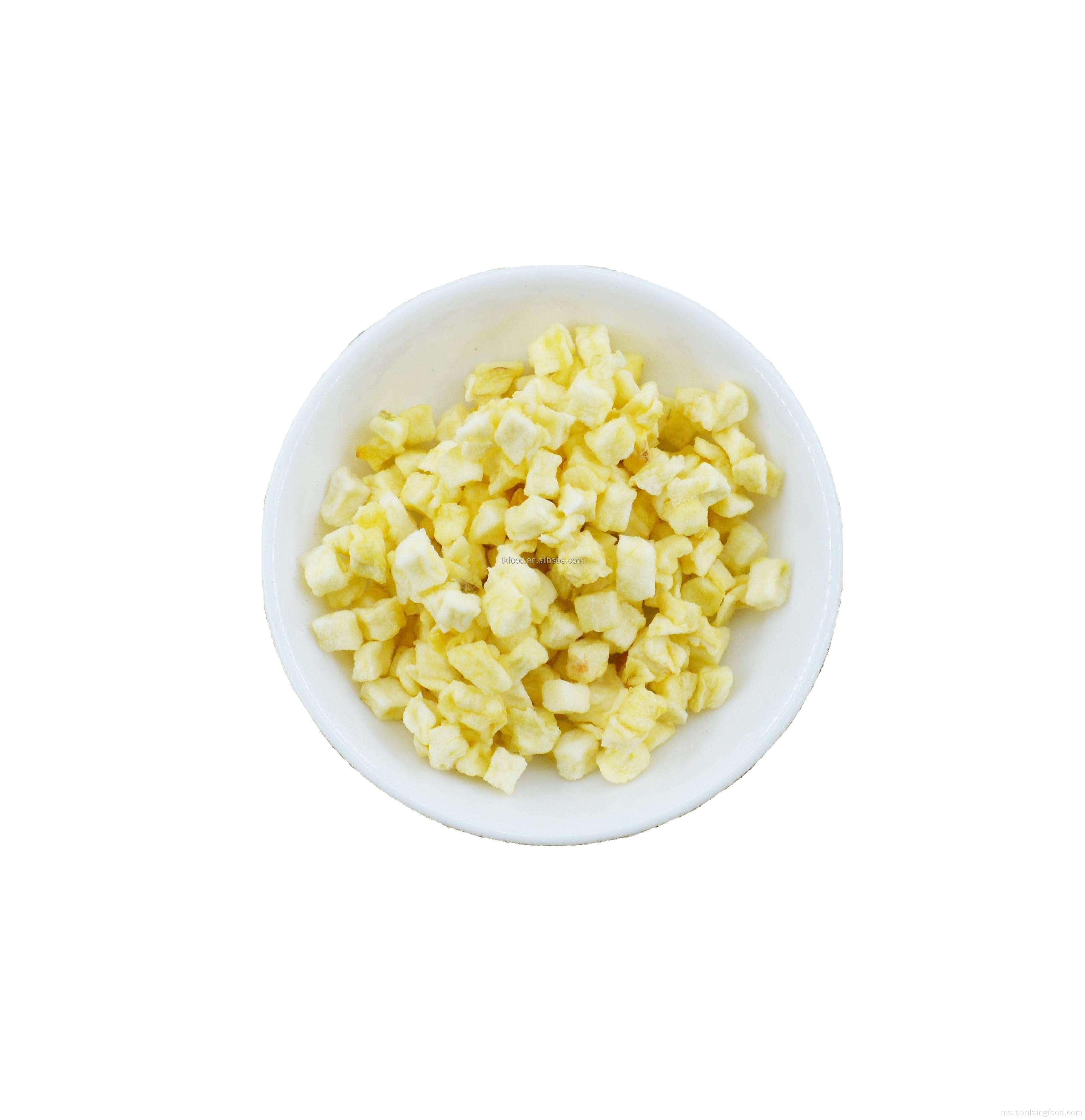 Kiub epal dehidrasi 4-5 mm Buah-buahan Dired Air