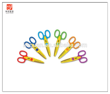HJ-158 School Smart Paper Edger Scissors - Set of 6 - Assorted Colors