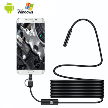 Endoscope Camera 1080P 2MP IP67 Borescope Snake Cable 8mm Lens With Led Light For Android Phone Tablet Windows Mini Endoscope