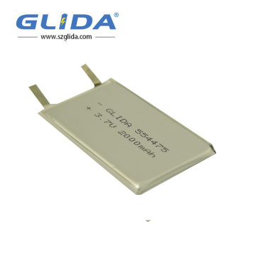 Rechargeable lipo battery for power banker
