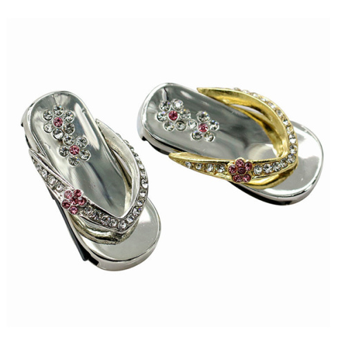 Metal crystal Slippers USB Flash drive