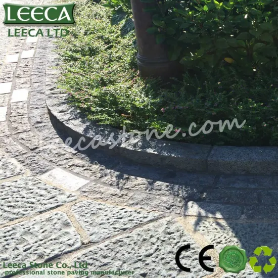 Natural split mesh paving stone