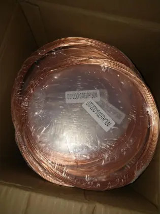 Copper capillary coil tube for refrigeration