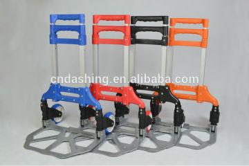 Hand truck folding