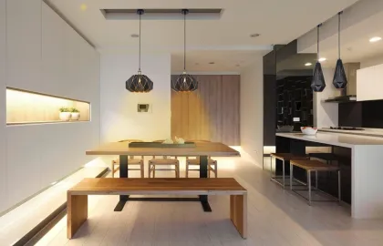 DIY Home: Kitchen Chandeliers and Pendants - Black