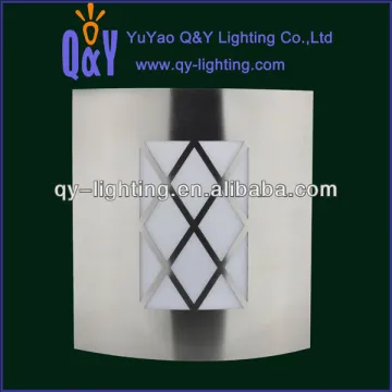 2014 hot stainless steel LED square outdoor wall light exterior E27 IP44 garden light outdoor lamp panel wall lamp Ningbo