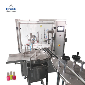 Small Oval Glass Bottle Nail Polish Filling Machine for Gel UV Nail Polish Bottles