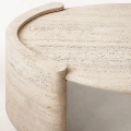 Стол минималистского стола с каменным столиком Wabi-Sabi Stone