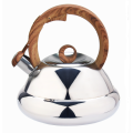 Woodlike softtouch Stainless steel stovetop tea kettle