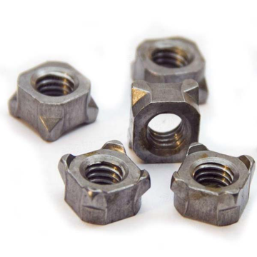 Customized Non-Standard Fasteners OEM/ODM Services for M5 to M8 Aluminum and Stainless Steel Square Weld Nuts