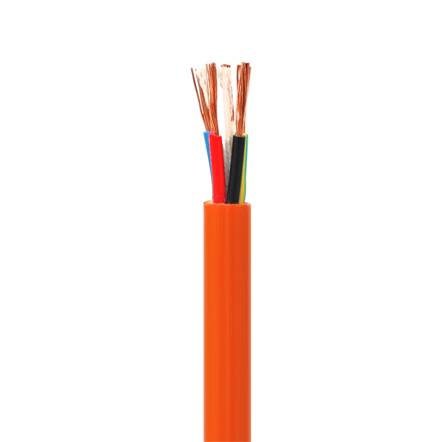 Cable naranja circular de 2 y 3Core y Tierra PVC