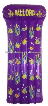 Comfortable PVC Inflatable Beach Floating Air Bed Mattress