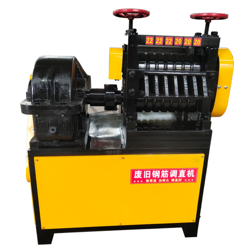 Waste steel straightening machine