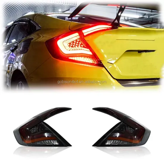 Gobison Upgrade Starry Sky LED Tail Lights for Honda Civic 10th Gen 2016-2019 RGB Taillights