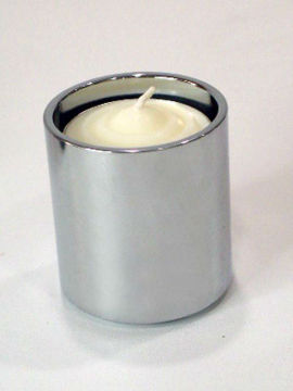 Cylinder zinc decoration wedding candle holder