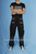 MEN'S COTTON CARGO TROUSERS WITH REFLECTIVE TAPE