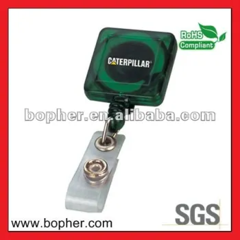 plastic yoyo badge reel with clip