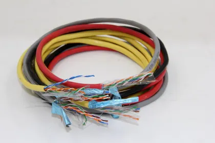 Cat.5 4prs single shielded cable (single-stranded)