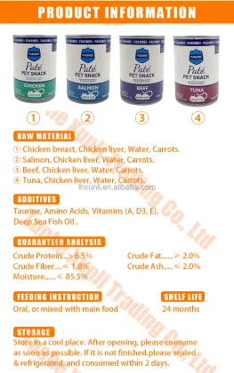 Wholesale Private Label Canned Cat Food - Multiple Flavors