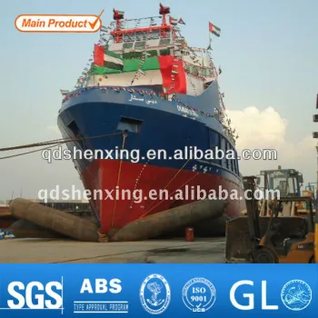 High perssure ship launching marine airbag