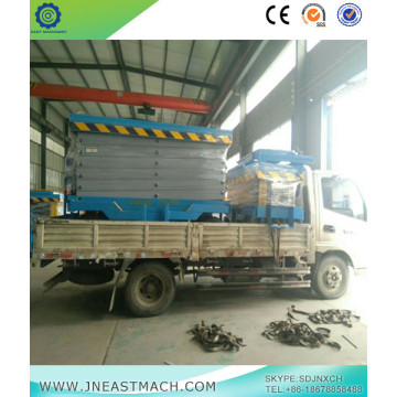 0.5t 11m Height Trailer Electric Mobile Scissor Lift