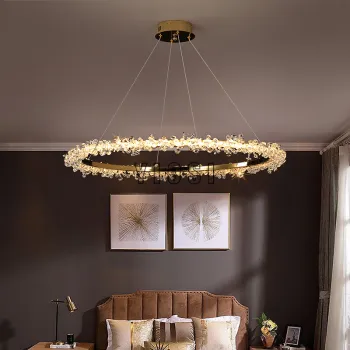 Modern Luxury Crystal Chandelier: Pendant Light Ideas for Contemporary Drawing Rooms