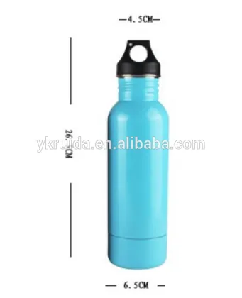 Custom - stainless steel beer bottle insulator keeper with opener