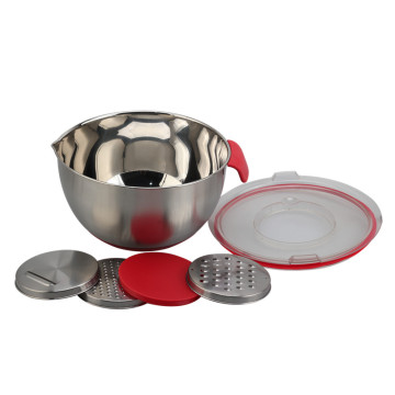 Stainless Steel Nesting Bowls with Airtight Lids