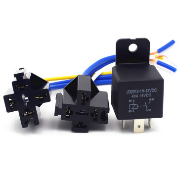 Automotive Auto Wire Harness Relay Socket - 12V 40A 5 Pin Customized Electromagnetic Relay Manufacturer