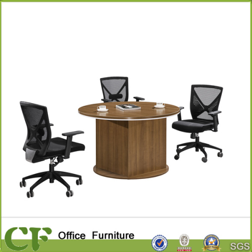 Wholesale Wooden Round Small Office Coffee Table for Discussion