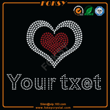 Your Txet Heart rhinestone design patterns