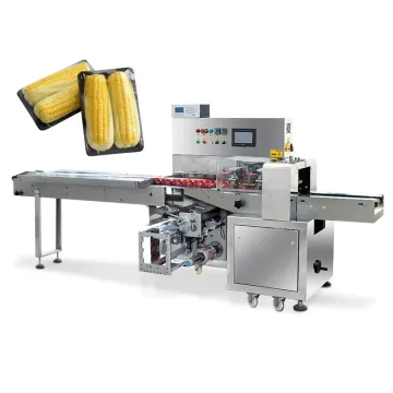 Vegetable and Fruit Plastic Wrap Packing Machine for Trays