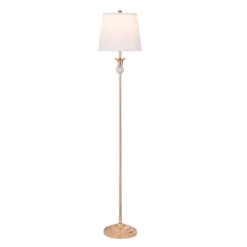 Modern Fabric Classic Standing Lamp - Vintage Tall Pole Floor Lamp for Bedroom and Living Room