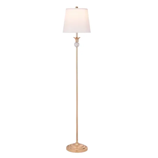 Modern Fabric Classic Standing Lamp - Vintage Tall Pole Floor Lamp for Bedroom and Living Room
