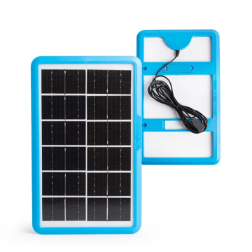 6V 6W 6W Mini Solar Panel พร้อมอินเตอร์เฟส USB: Home, Outdoor และ Plug &amp; Charge Solution
