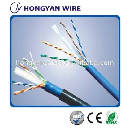 23awg CU/CCA Cat 6 outdoor lan cable