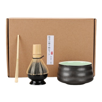 Japanese Style Handmade Matcha Tea Whisk Set