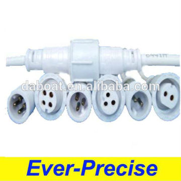 Duarable 2 pins IP67 Waterproof wire connector for Russia market