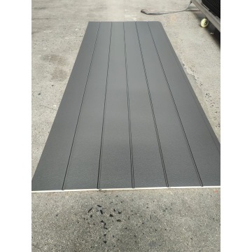 Gray Textured Polyurethane Sandwich Panel for Exterior Walls