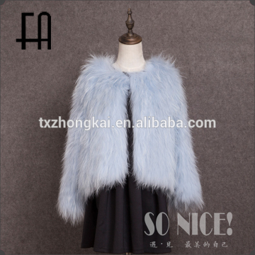 Factory direct wholesale women's raccoon fur knitted jacket /fur knitted jacket