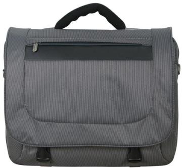 Grey Color Leather Laptop Briefcase Bag (SM8152G)