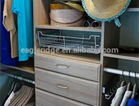 Customized D.I.Y. Boy's Closet - Reach-In - Driftwood