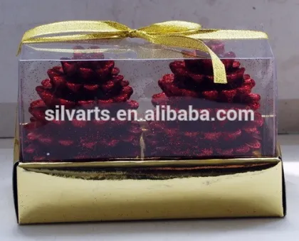 pine cone shape candle