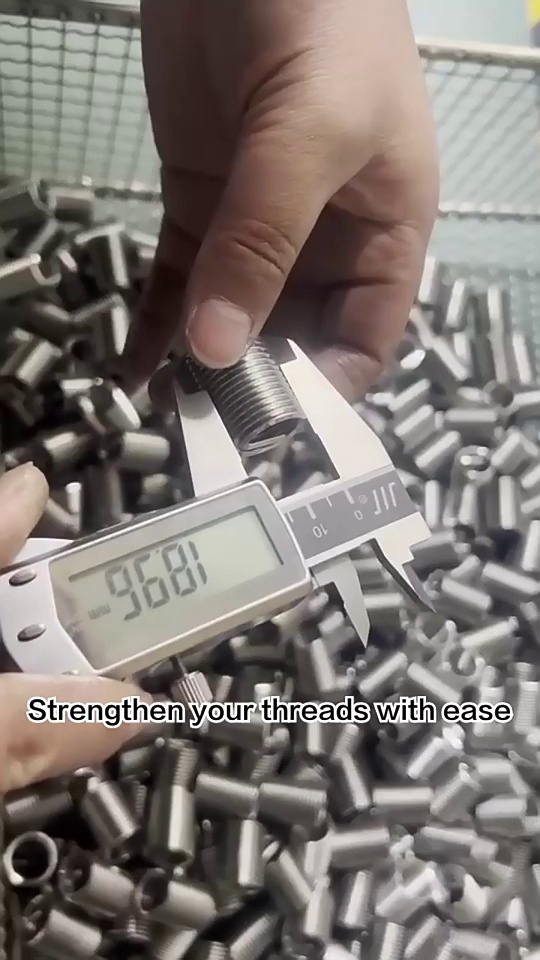 Stainless Steel  SS304 Standard  Wire Thread Insert Free Running M12*1.75-1.5D