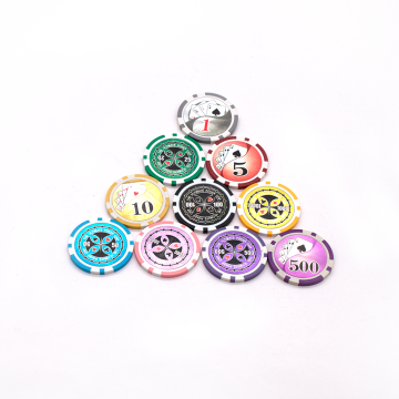 Hologram Sticker Casino ABS Metal Slug pokerchips